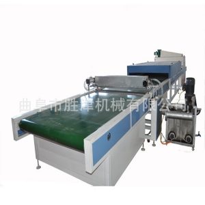 涂裝機(jī)_瓷磚背景墻UV淋涂生產(chǎn)線亮光效果好無(wú)氣泡固化一體機(jī)淋募機(jī)
